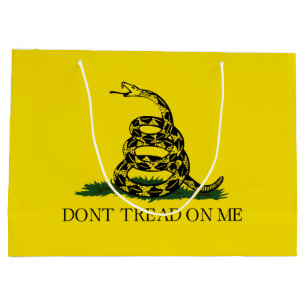 Gadsden Flag (Don't Tread on Me) (USA Snake) Große Geschenktüte