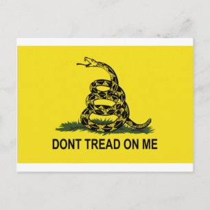 Gadsden Flag Postkarte