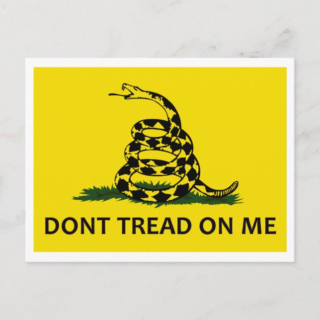 Gadsden Flag Postkarte (Vorderseite)