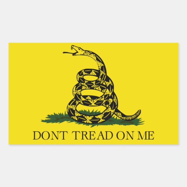 Gadsden Flag Stickers (Vorderseite)