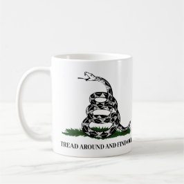 Gadsden-Flag-Umgehung und Erfahren Kaffeetasse