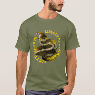 Gadsden-Flagge 'Don't Tread On Me' 2. Zusatzartike T-Shirt