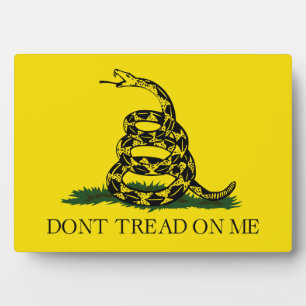 Gadsden-Flagge Don't Tread on Me Fotoplatte