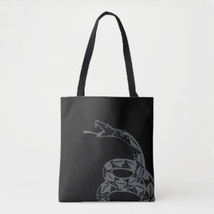 Gadsden-Flagge Don't Tread on Me Grau Tasche