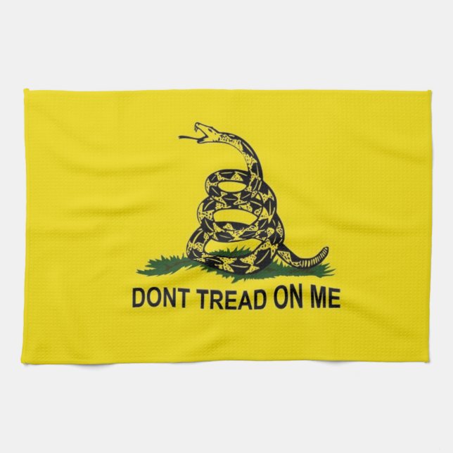Gadsden-Flagge Geschirrtuch (Horizontal)