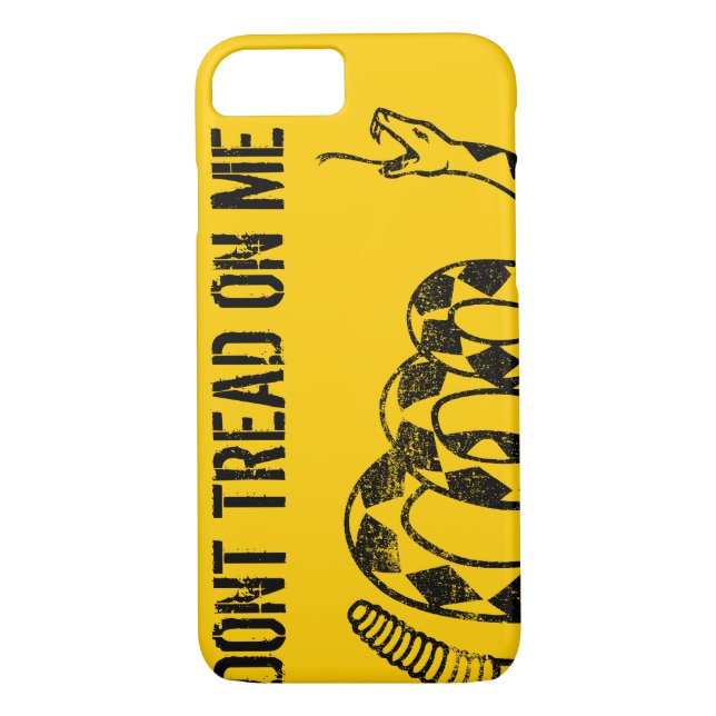 Gadsden-Flagge iPhone Fall Case-Mate iPhone Hülle (Rückseite)