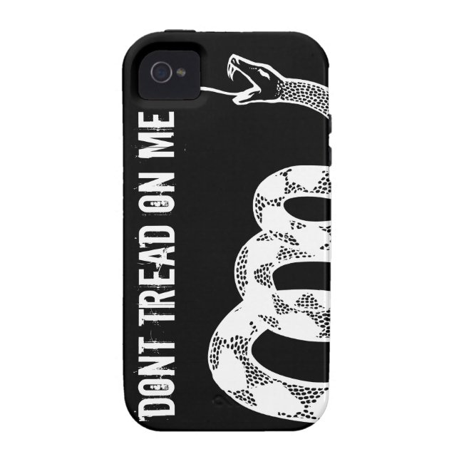 Gadsden-Flagge iPhone Fall Case-Mate iPhone Hülle (Rückseite)