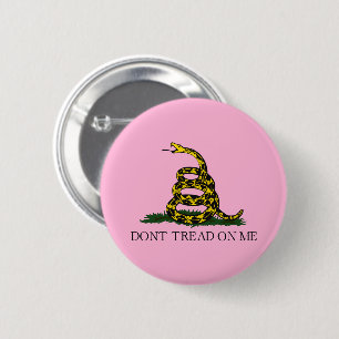 Gadsden-Flagge Libertäre Schlange Tritt mir nicht  Button