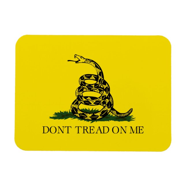 Gadsden-Flagge Magnet (Horizontal)