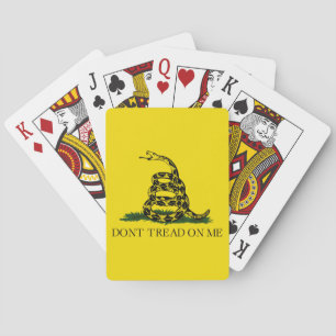 Gadsden-Flagge Spielkarten