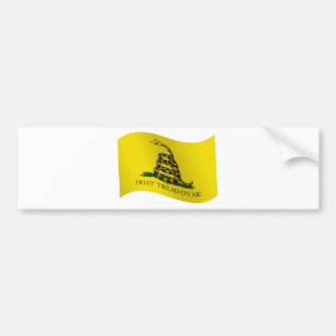 Gadsden-Flagge, treten nicht auf mir Autoaufkleber