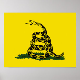 Gadsden-Flaggenvariante Poster