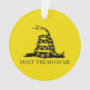Gadsden-Klapperschlangenflagge: Revolutionskrieg 1 Ornament