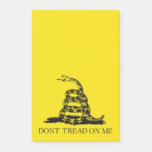 Gadsden-Klapperschlangenflagge: Revolutionskrieg 1 Post-it Klebezettel