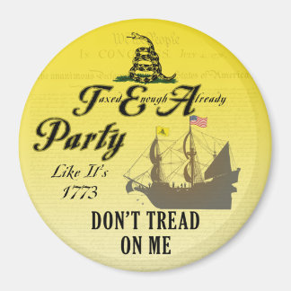 Gadsden - Tee-Party wie 1773 Magnet
