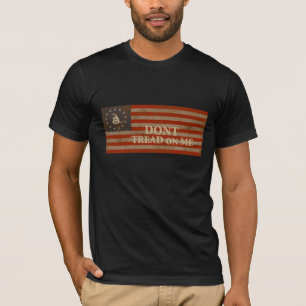 Gadsden und Flagge US 1776 T-Shirt