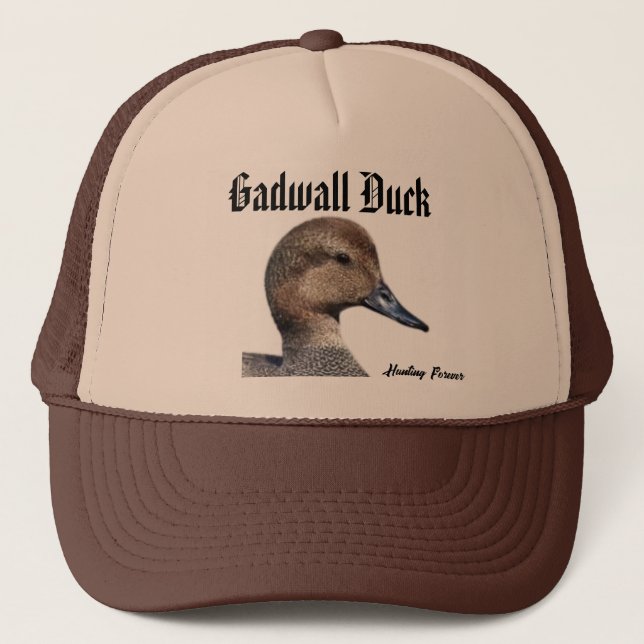 Gadwall Duck hat Truckerkappe (Vorderseite)