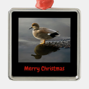 Gadwell Canard Joyeux Noël Ornement en métal encad
