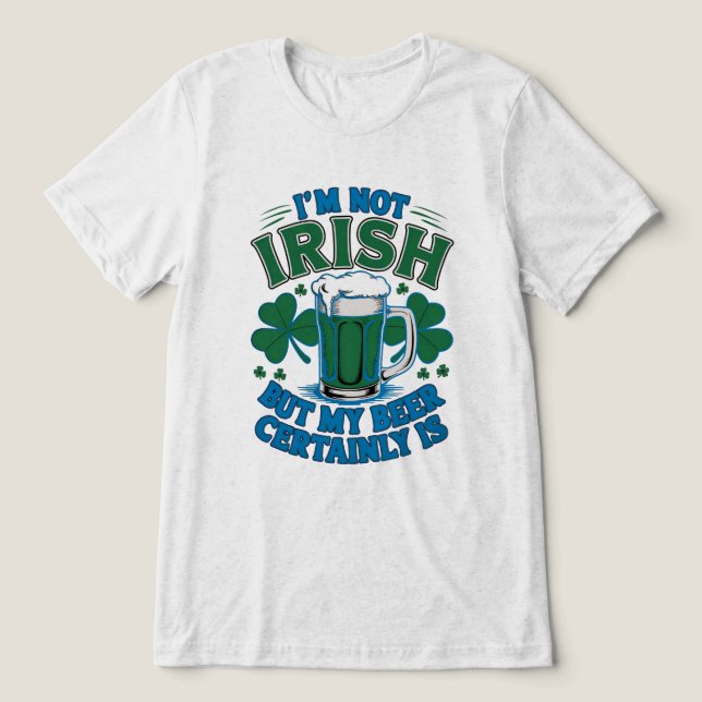 Gaelic Beer Tri-Blend Shirt (Design Vorderseite)