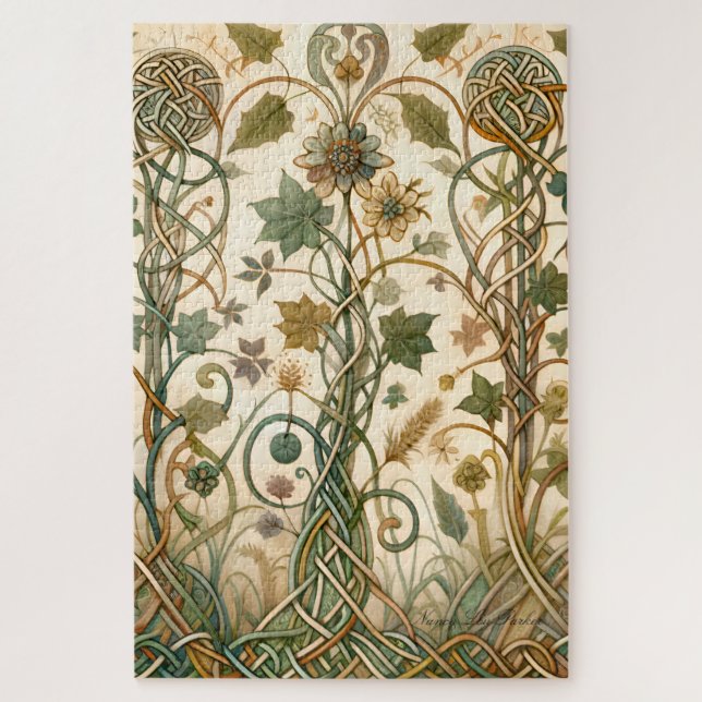 Gaelische Hütte Keltischer Kern Verzauberter Garte (Vertikal)