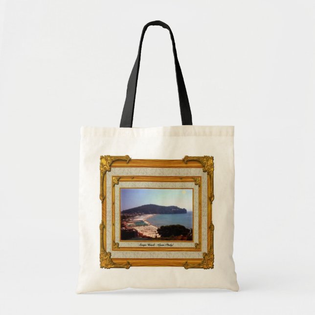 Gaeta Beach Vintager Rahmen Tragetasche (Vorne)
