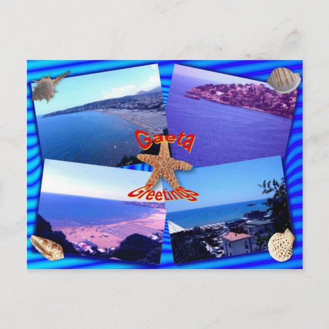 Gaeta Greetings Postkarte (Vorderseite)