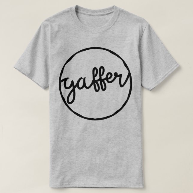 Gaffer British Soccer Slang Dialect TShirt (Design devant)