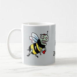 Gaffez la tasse drôle de bande dessinée de zombi