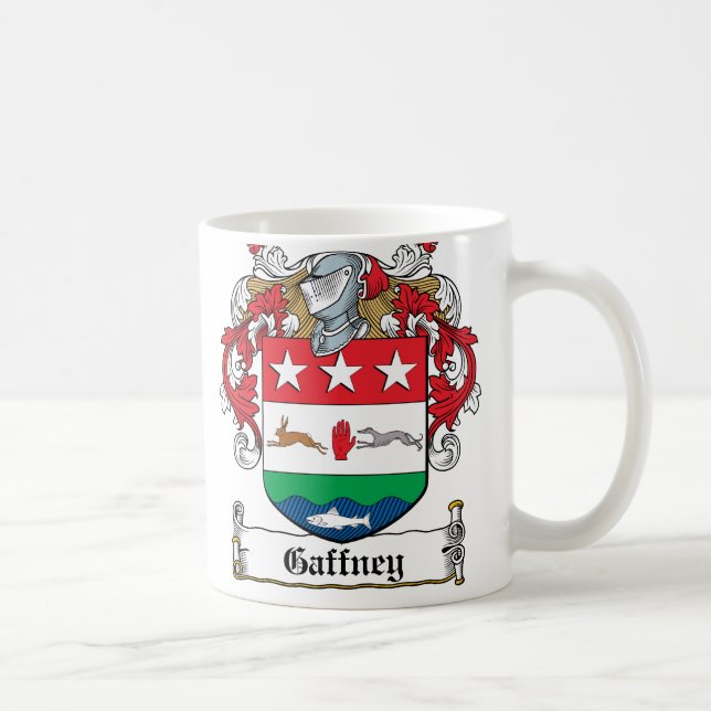 Gaffney Familienwappen Kaffeetasse (Rechts)