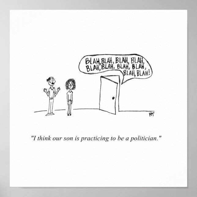 Gag Cartoon Print Poster (Vorne)