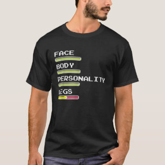 Gag-Geschenk für Beinamputebügel 1 über 2 1 O T-Shirt