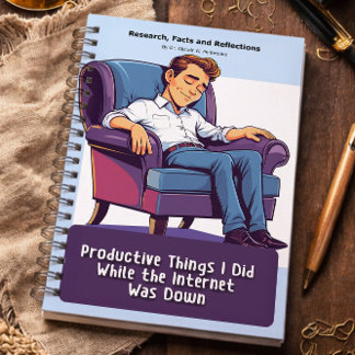 Gag gift - Notebook, pretending to be a book  Notizblock