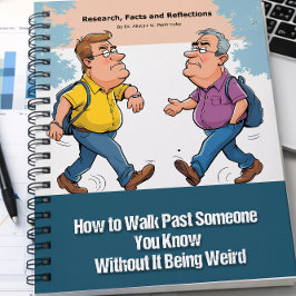 Gag gift - Notebook, pretending to be a book  Notizblock