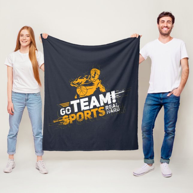 Gag Sport richtig hart Fleecedecke (Beispiel)