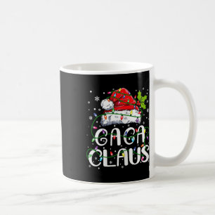 Gaga Claus Weihnachts-Weihnachtsmannmütze Matching Kaffeetasse