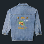 Gaga of the Birthday Girl Sunflower Mother Day Jeansjacke<br><div class="desc">Gaga of the Birthday Girl Sunflower Mother Day</div>