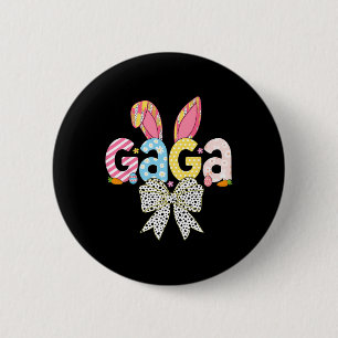 Gaga Osterhase Kokette Schleife Frauen Mädchen Fro Button