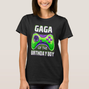 Gaga vom Geburtstagsjungen Matching Family Video G T-Shirt