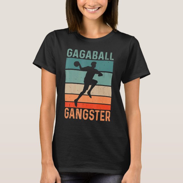 Gagaball Gangster für einen Gagaballtrainer T-Shirt (Vorderseite)