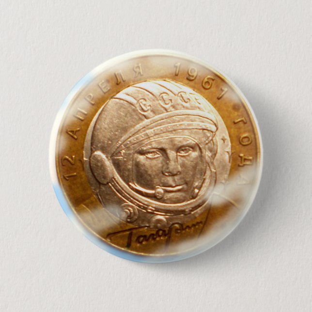 (Gagarin Button (Vorderseite)