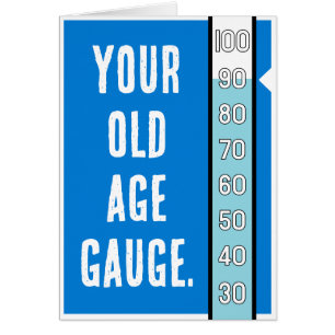 Gage de la vieillesse - 90e carte d'anniversaire
