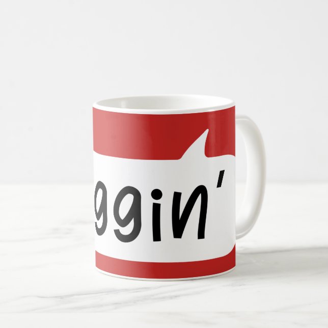 Gaggins englische Britische Umgangssprache, Cup of Kaffeetasse (VorderseiteRechts)