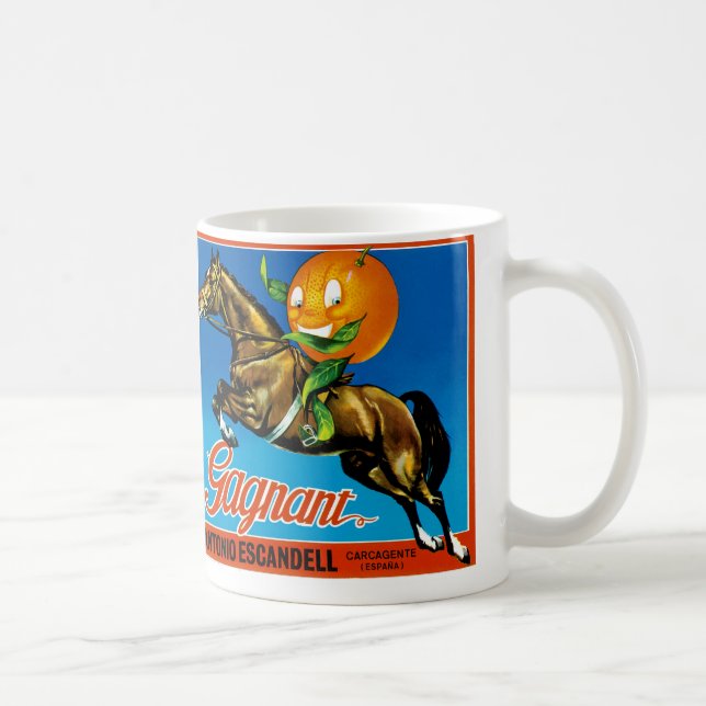 Gagnant Orange Label Kaffeetasse (Rechts)