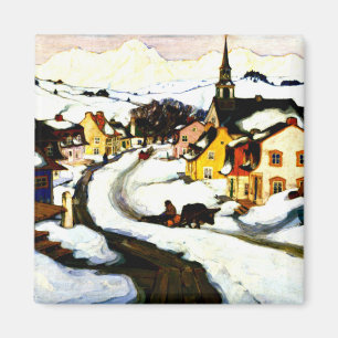 Gagnon - Dorf im Laurentianischen Gebirge Magnet
