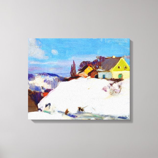 Gagnon - Farm, Baie Saint Paul Leinwanddruck (Vorderseite)
