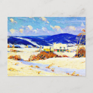 Gagnon - Im Winter der Laurentianer Postkarte