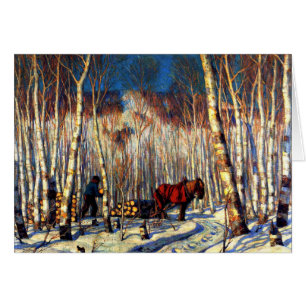 Gagnon - März im Birkenwald