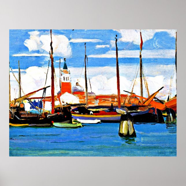 Gagnon - San Giorgio Maggiore Von der Giudeca Poster (Vorne)