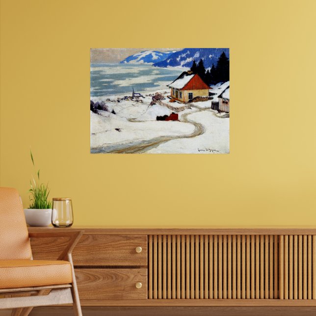 Gagnon - The Red Sleigh Poster (Wohnzimmer 2)