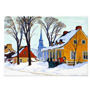 Gagnon - Winter Morning, Baie-Saint Paul Fotodruck
